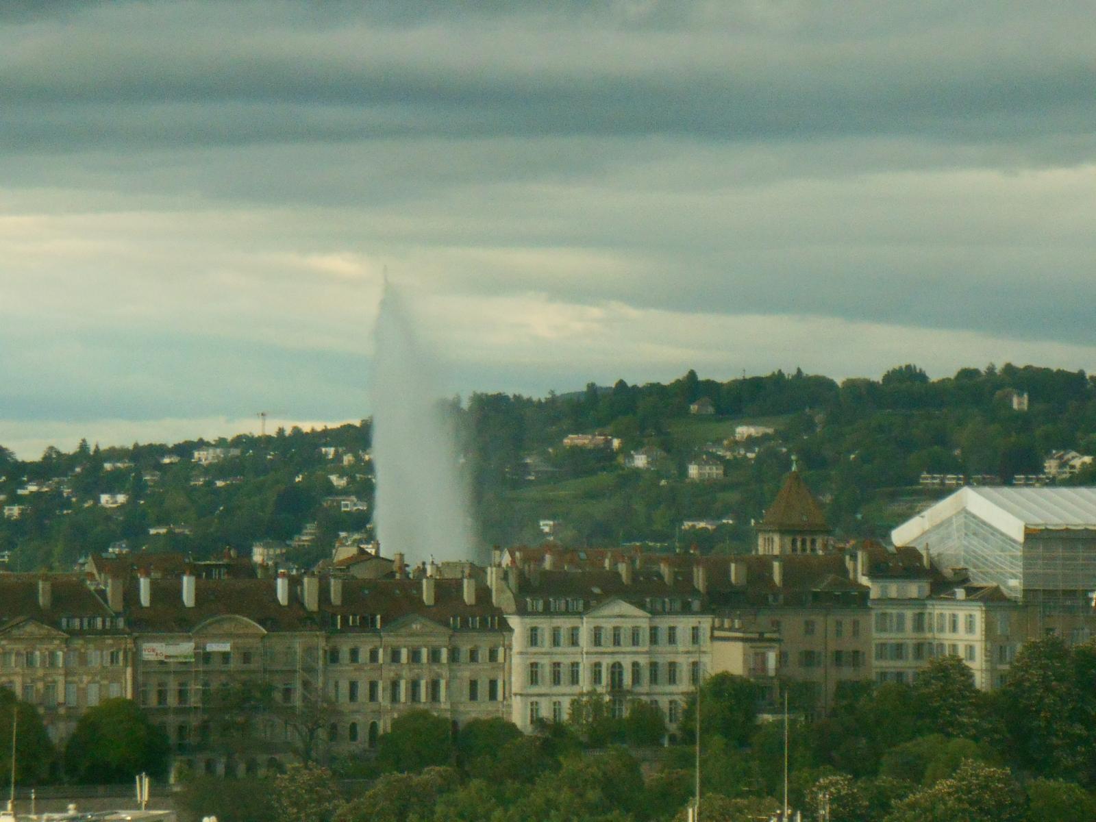 Le fameux jet d'eau (Genève)