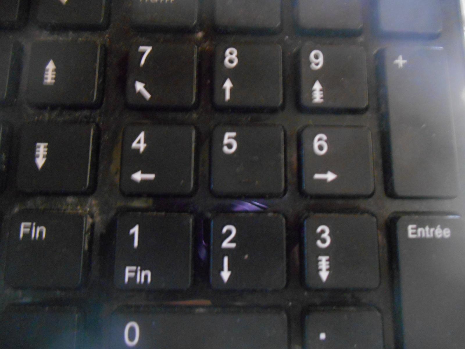 Mon clavier (Pavé numérique) vu de près (Les Moutiers en Retz)